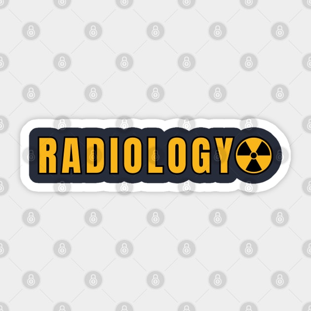 Radiology - Medical Imaging Technician Gift Sticker by Stylecombinator